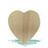 חיתוך עץ בצורת לב
