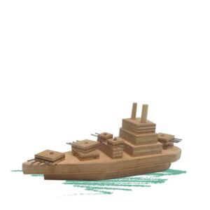 בניית ספינת מילחמה מעץ - נגרות לילדים